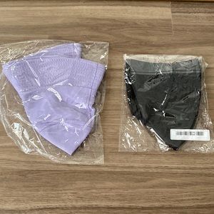 Shein bucket hats black and lavender